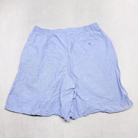 Elisabeth Casual Button Zip Chino Short Shorts Womens Size 16 Blue - Picture 7 of 9